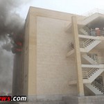 آتش سوزی دانشگاه پیام نور