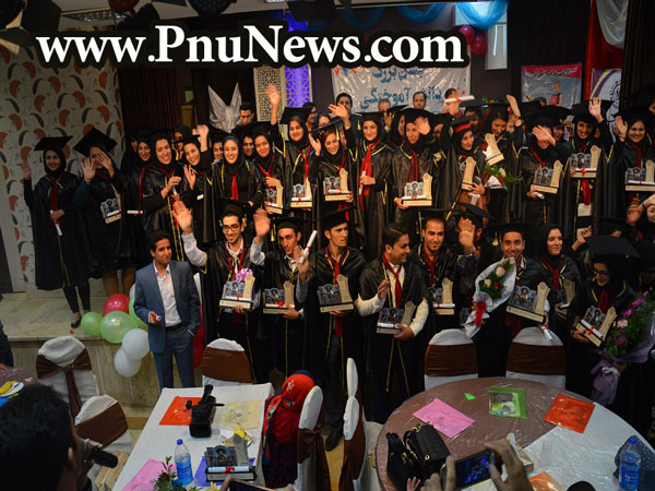 جشن فارغ التحصیلی دانشجویان دانشگاه پیام نور سبزوار