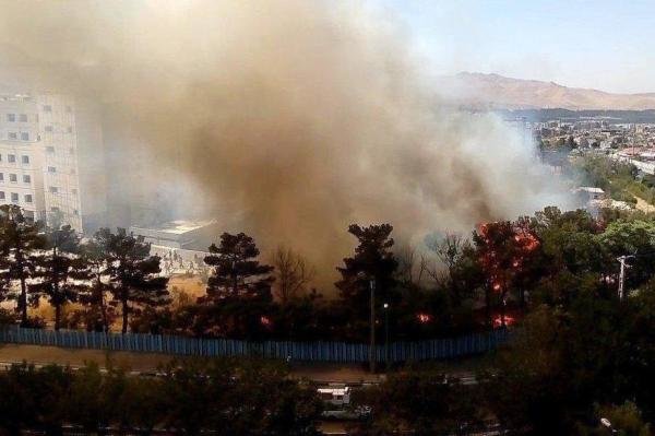 آتش سوزی دانشگاه آزاد تهران شمال